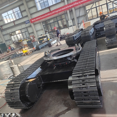 31Тонная стальная тренажерная дорожка подъезда резиновая тренажерная шасси для буровой буровой установки